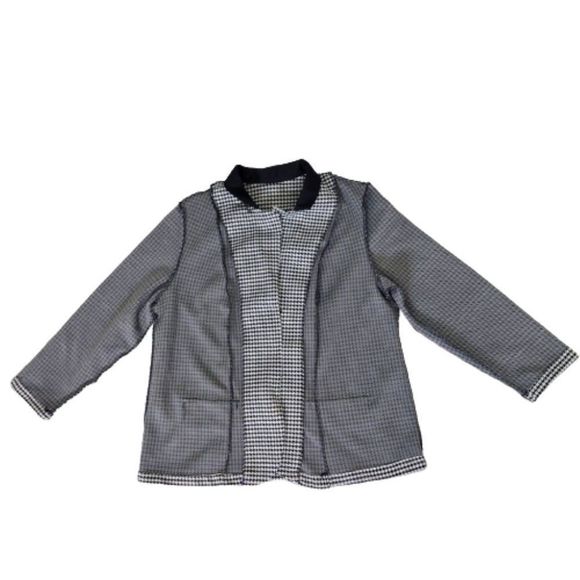 Vintage JCPenney Houndstooth Blazer Jacket - Picture 10 of 11